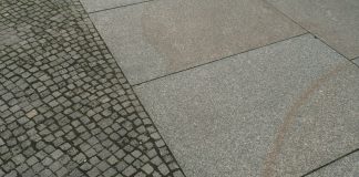 paving blocks on the floor
